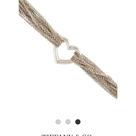 TIFFANY & Co. Inspired Mesh Heart Bracelet - Picture 4 of 12